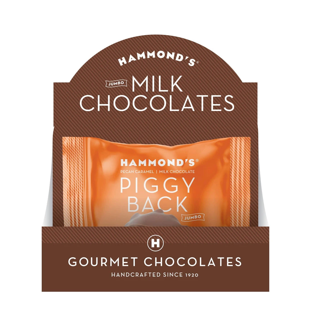 Hammond's Candies Pantry + Barware Pecan Milk Chocolate Piggy Back 5 Hammond's Candies Pantry + Barware Pecan Milk Chocolate Piggy Back