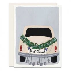 Slightly Stationery Wedding Gifts Getaway Car Card