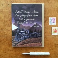 Noteworthy Paper & Press Bowie Quote Card Paper Goods