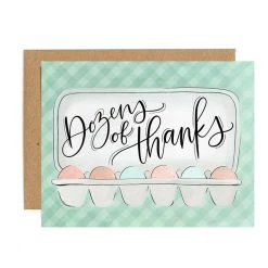 1canoe2 | One Canoe Two Paper Co. Egg Carton Thank You Card