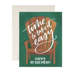 1canoe2 | One Canoe Two Paper Co. Paper Goods Retirement Chair Card