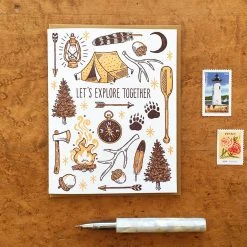 Noteworthy Paper & Press Let's Explore Card Paper Goods