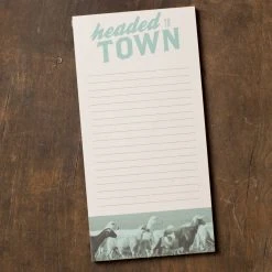 SOUTHERN FRIED DESIGN BARN Headed To Town Notepad Gifts Under $30