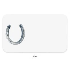 E Frances Paper Lucky Horseshoe Little Notes