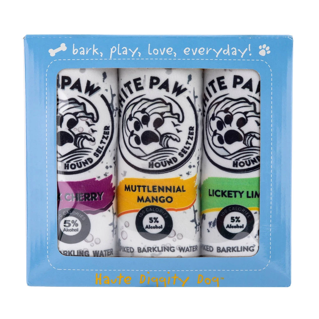 Haute Diggity Dog White Paw Hound Seltzer 3 Pack 5 Haute Diggity Dog White Paw Hound Seltzer 3 Pack