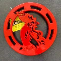 Lodge Enameled Rooster Trivet - 8 Inch Housewarming Gifts 8 Lodge Enameled Rooster Trivet - 8 Inch Housewarming Gifts
