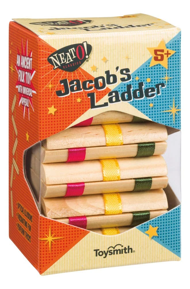 Toysmith Puzzles + Games Jacob's Ladder Retro Wooden Puzzle 7 Toysmith Puzzles + Games Jacob's Ladder Retro Wooden Puzzle