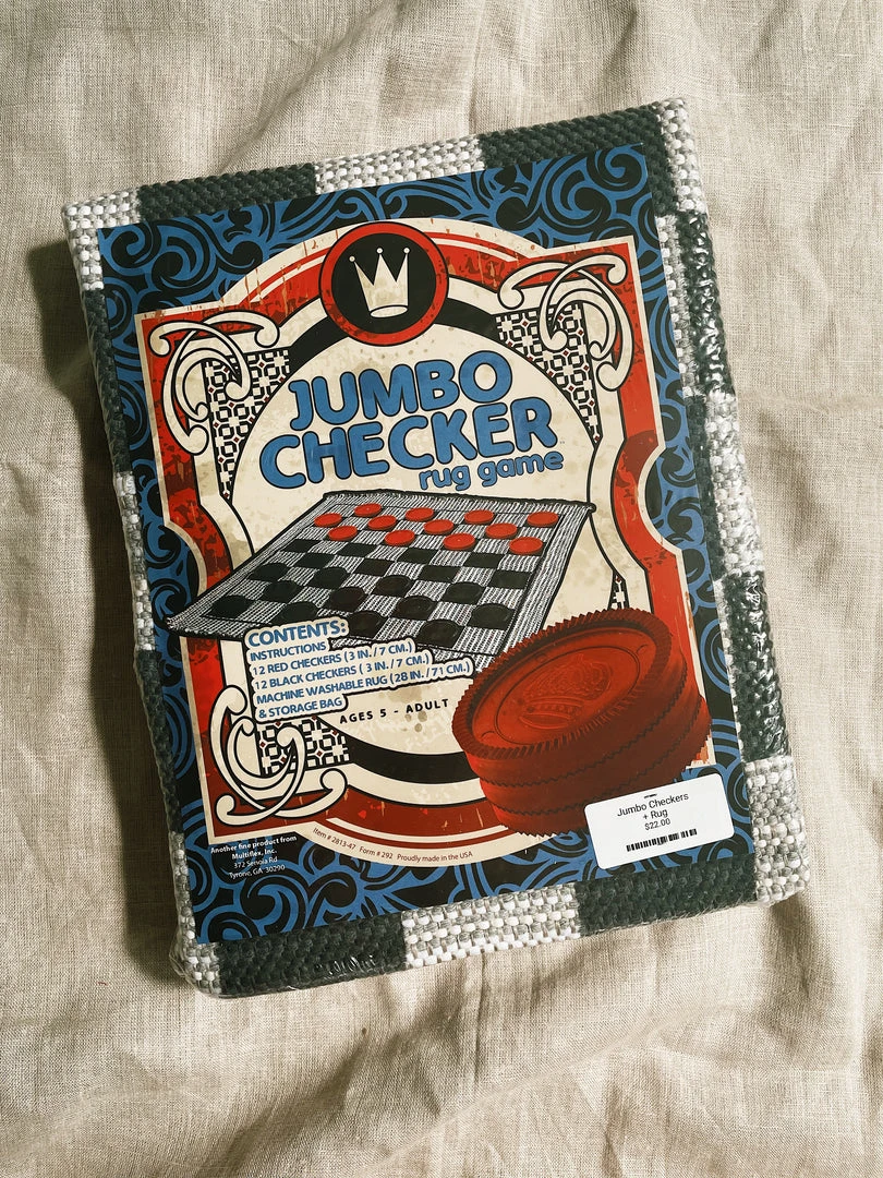 Channel Craft Puzzles + Games Jumbo Checkers + Rug 3 Channel Craft Puzzles + Games Jumbo Checkers + Rug