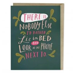 Em & Friends Look At My Phone Love Card