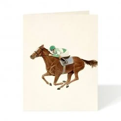 Felix Doolittle Paper Goods Saratoga Eleven Equestrian Card