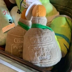 Haute Diggity Dog Tequila + Tex Mex Puptron Tequila Dog Toy
