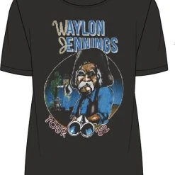 Midnight Rider Apparel Waylon Jennings Tour '82 Tee