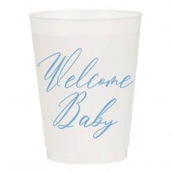 Sip Hip Hooray Gifts For Baby Welcome Baby Reusable Cups - Blue