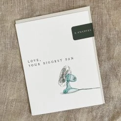 E Frances Paper Paper Goods Biggest Fan Greeting Card