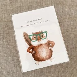 Dear Hancock Paper Goods Putting Up With My Chip Card