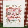 RosanneBeck Collections Arkansas Handpainted Icons Art Print