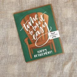 1canoe2 | One Canoe Two Paper Co. Paper Goods Retirement Chair Card