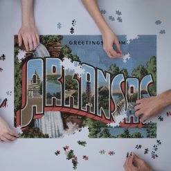 Lantern Press Greetings From Arkansas Puzzle Gifts For Him