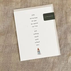 E Frances Paper Glue Greeting Card