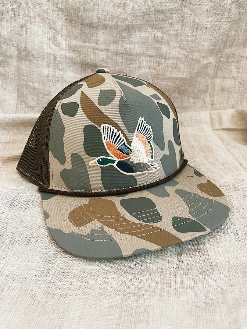 Hats Burlebo: Retro Camo Duck Hat 3 Hats Burlebo: Retro Camo Duck Hat