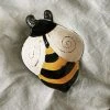Creative Co-op Stoneware Bee Bowl