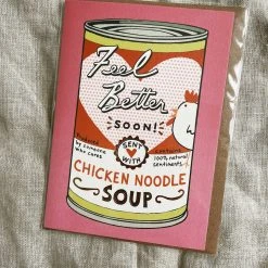 Karen Adams Designs Chicken Soup Greeting Card Paper Goods