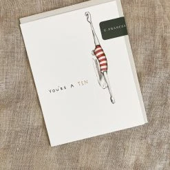E Frances Paper Perfect Dive Greeting Card
