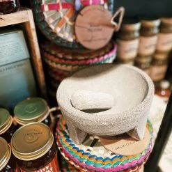 Verve Culture Molcajete With Tortilla Basket