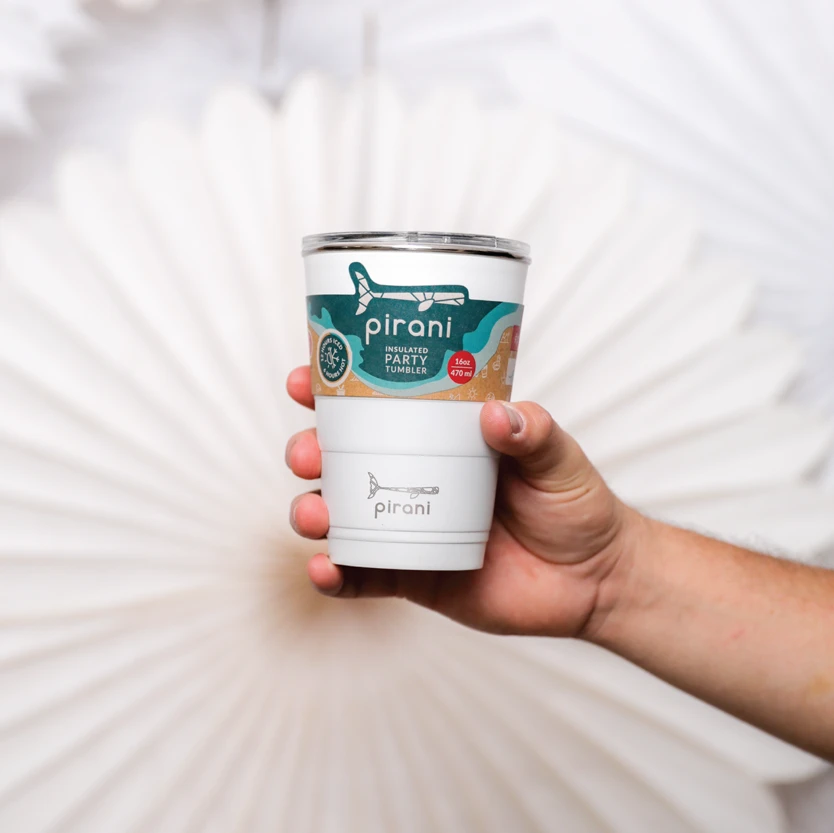 Pirani Life Gifts Under $30 Stainless Steel Insulated 16oz Tumbler - White 8 Pirani Life Gifts Under $30 Stainless Steel Insulated 16oz Tumbler - White