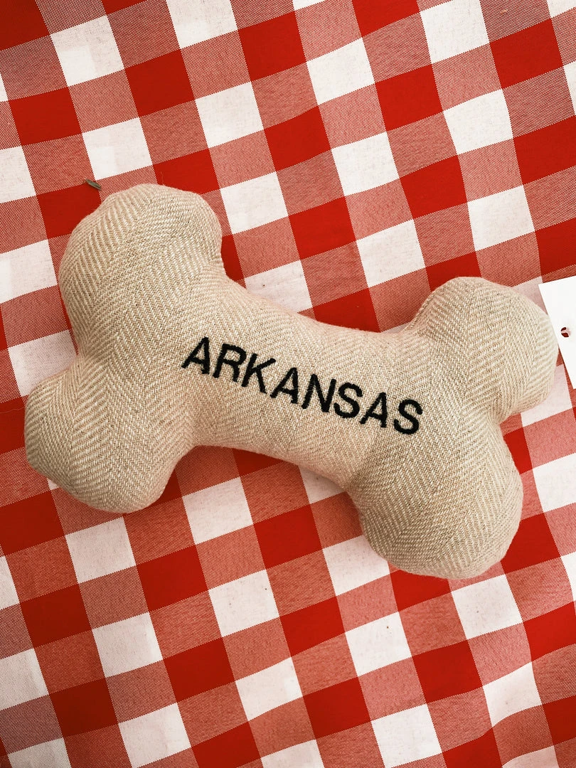Hither Rabbit Arkansas Tan Tweed Dog Toy - Extra Large Arkansas Razorbacks 3 Hither Rabbit Arkansas Tan Tweed Dog Toy - Extra Large Arkansas Razorbacks