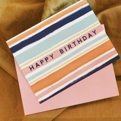 Slightly Stationery Simple Stripes Card