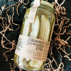 Tequila + Tex Mex The Real Dill: Habanero Horseradish Dill Pickles