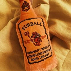 Haute Diggity Dog Furball Cinnamutt Whisky Dog Toy