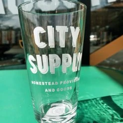 Citysupplyfayetteville City Supply Pint Glass 4th Of July Weekend