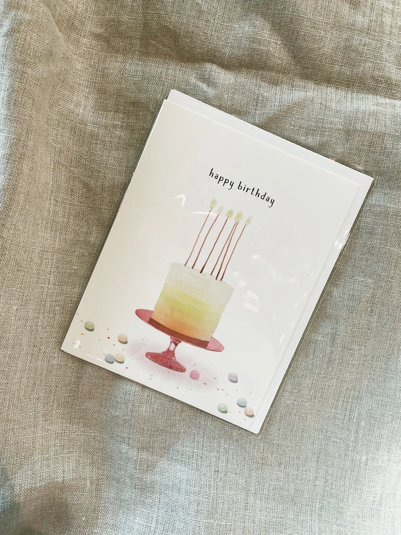 Felix Doolittle Paper Goods Ombre Cake Birthday Card 3 Felix Doolittle Paper Goods Ombre Cake Birthday Card