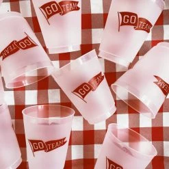 Sip Hip Hooray Go Team Pennant Reusable Cups (City Supply Exclusive) Hostess Gifts