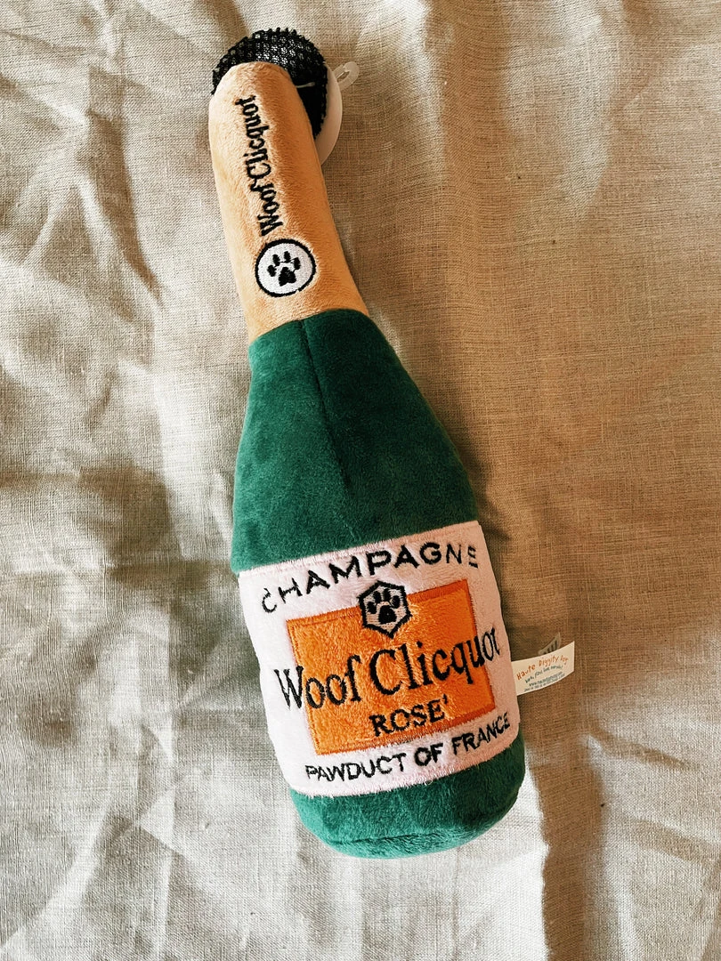 Haute Diggity Dog Woof Clicquot Rose' Champagne Bottle - XL 3 Haute Diggity Dog Woof Clicquot Rose' Champagne Bottle - XL