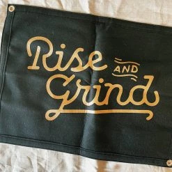 Oxford Pennant: Rise & Grind Camp Flag
