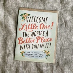 Em & Friends World's A Better Place Baby Card Gifts For Baby