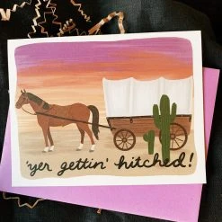 Slightly Stationery Gettin' Hitched Card