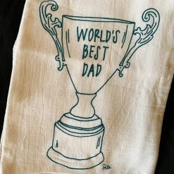 Girls Can Tell Dad Trophy Tea Towel Kitchenware 11 Girls Can Tell Dad Trophy Tea Towel Kitchenware