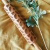 Kitchenware Humble Elephant: Watermelon Embossing Maple Rolling Pin 2 Kitchenware Humble Elephant: Watermelon Embossing Maple Rolling Pin