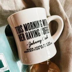 SOUTHERN FRIED DESIGN BARN Gifts For Him Johnny Cash Diner Mug