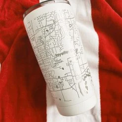 Well Told Fayetteville, AR Map Insulated Tumbler