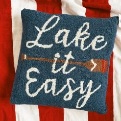 Peking Handicraft Lake It Easy Hook Pillow