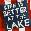 Peking Handicraft Life Is Better At The Lake Hook Pillow