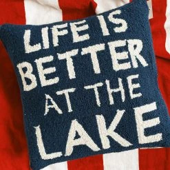Peking Handicraft Life Is Better At The Lake Hook Pillow