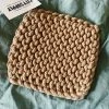 CREATIVE COOP Crocheted Pot Holder - Carhartt Khaki Kitchenware