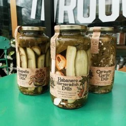 Tequila + Tex Mex The Real Dill: Habanero Horseradish Dill Pickles