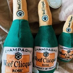 Haute Diggity Dog Woof Clicquot Rose' Champagne Bottle - Large 2022 Graduation 9 Haute Diggity Dog Woof Clicquot Rose' Champagne Bottle - Large 2022 Graduation